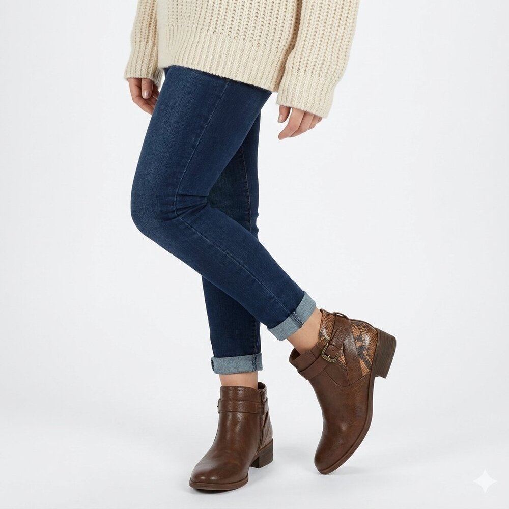 *Baretraps Maci Brown Leather Ankle Boot